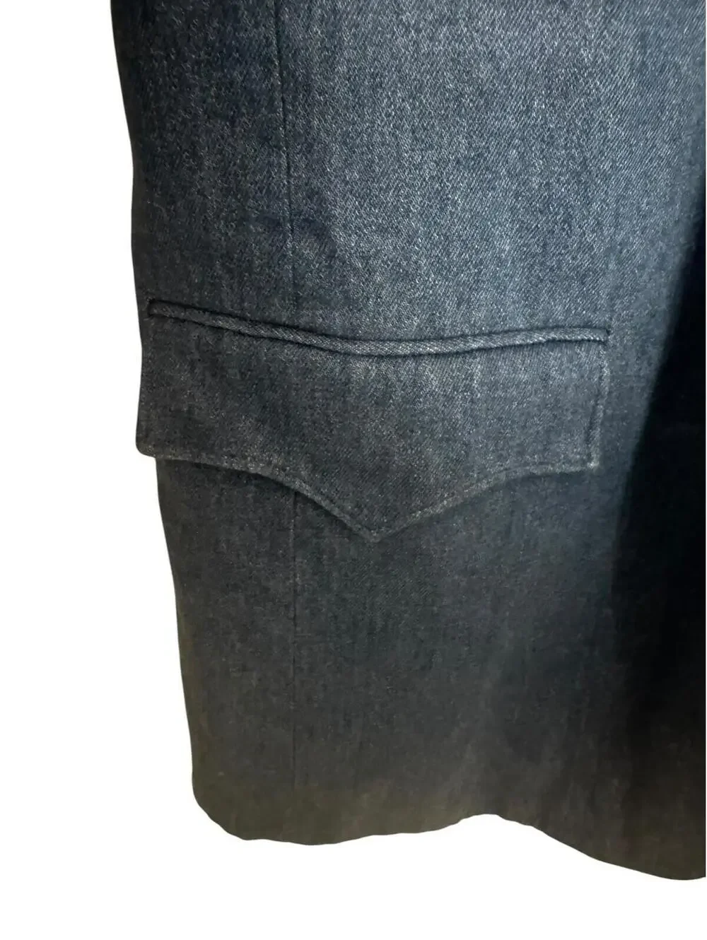 Vintage Circle S Dallas Texas Denim Western Blazer Jacket Men’s 42R Blue‎ Cowboy